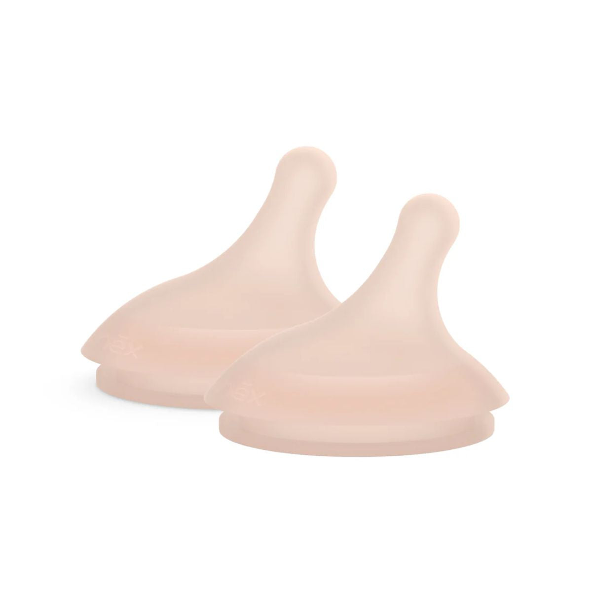 Suavinex Zero.Zero Asymmetrical Silicone Nipple Dense Flow 6M+ 2 Pack - Medium Tone - Practical and Easy to Maintain